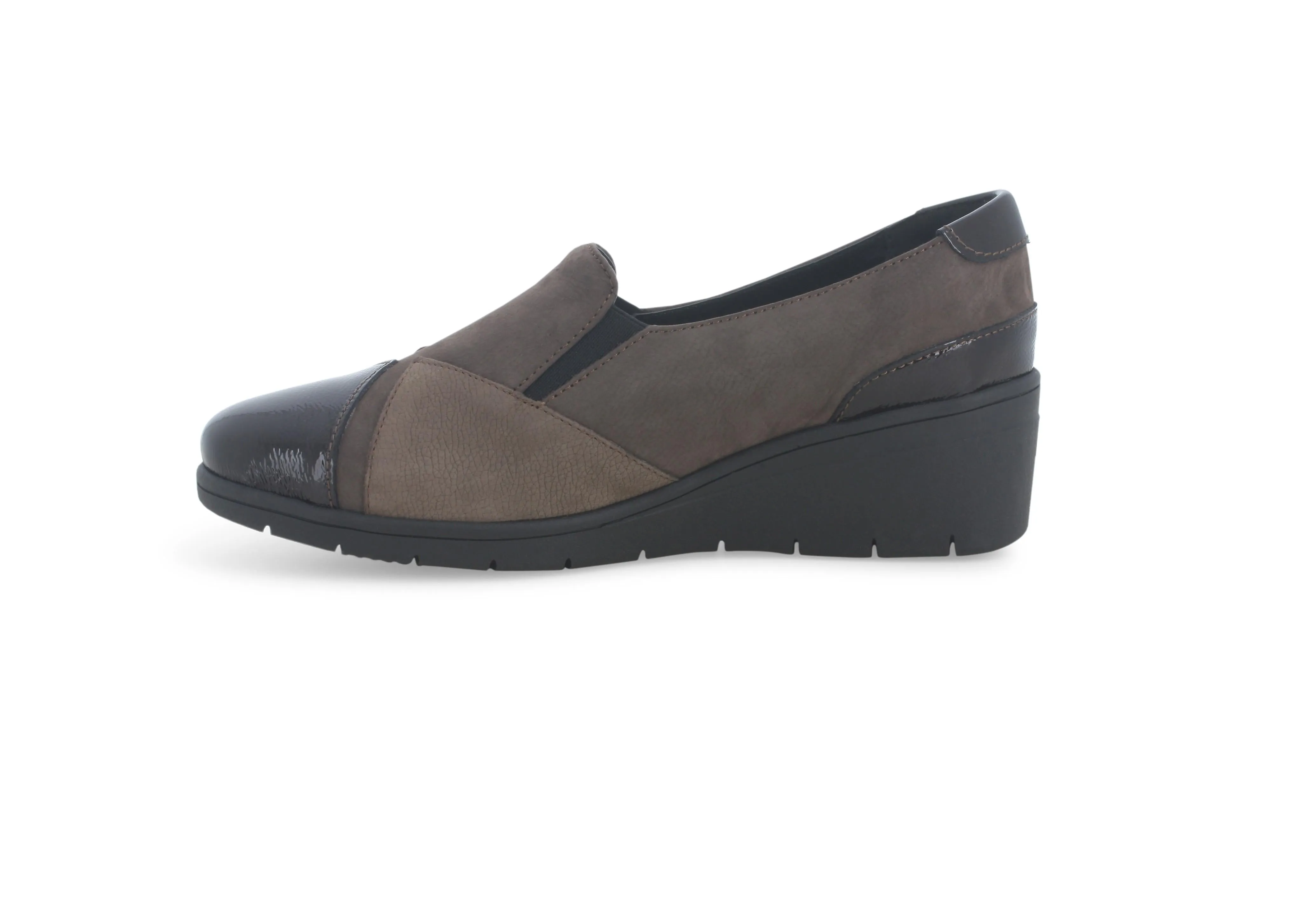Melluso Donna Scarpe Invernali Zeppa Accollate Camoscio