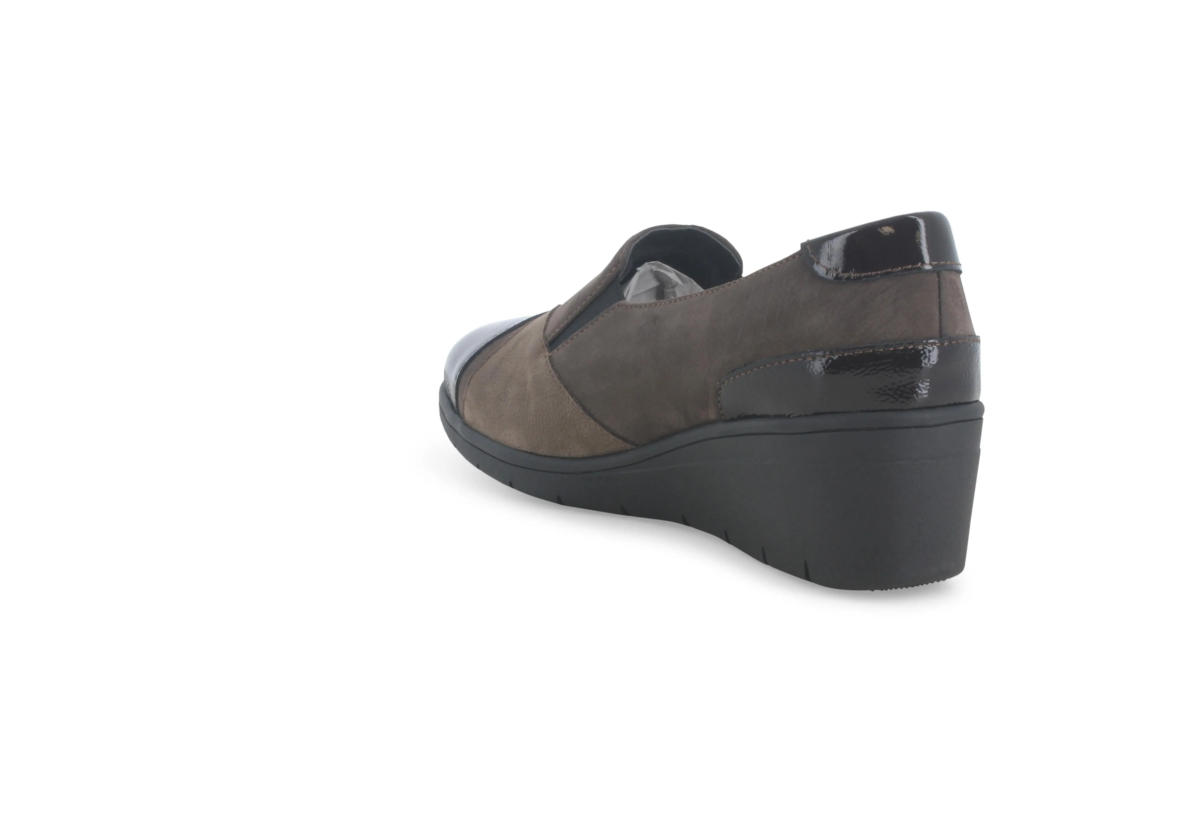 Melluso Donna Scarpe Invernali Zeppa Accollate Camoscio