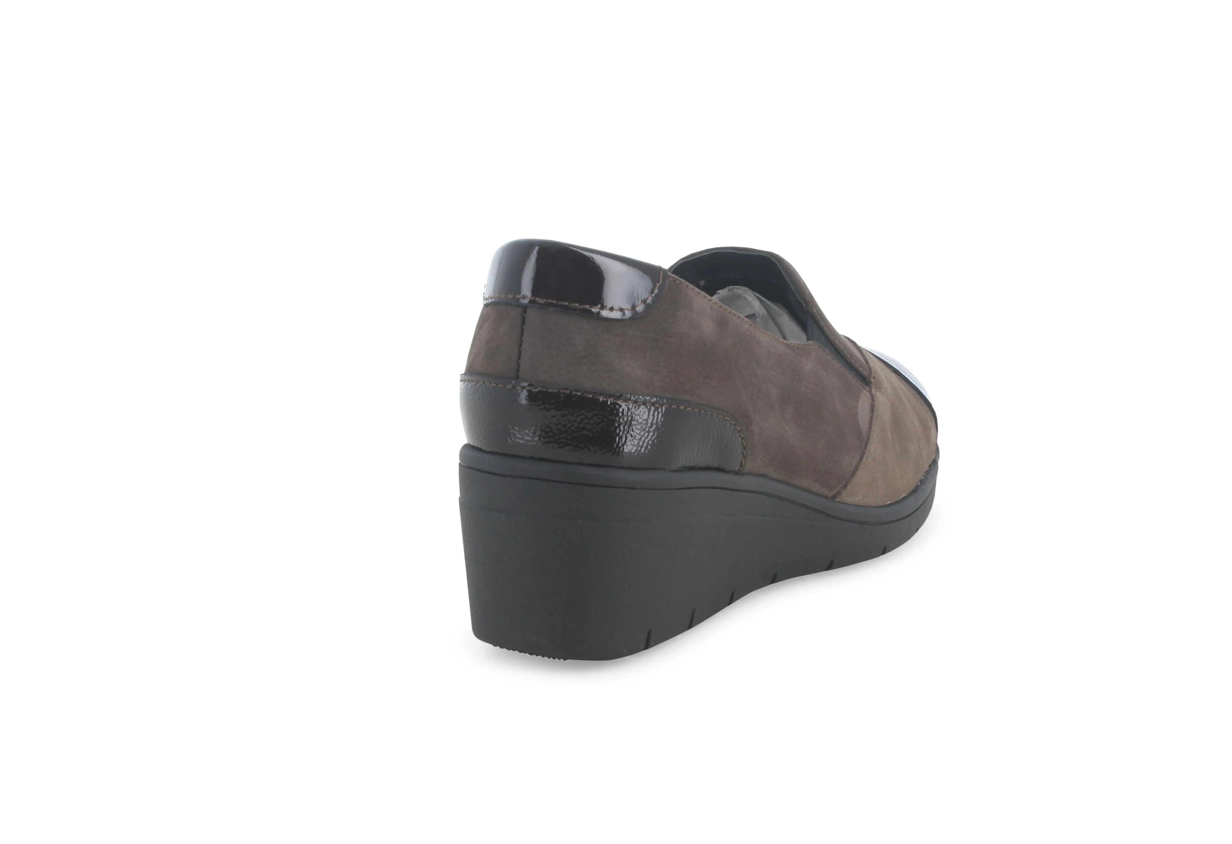 Melluso Donna Scarpe Invernali Zeppa Accollate Camoscio
