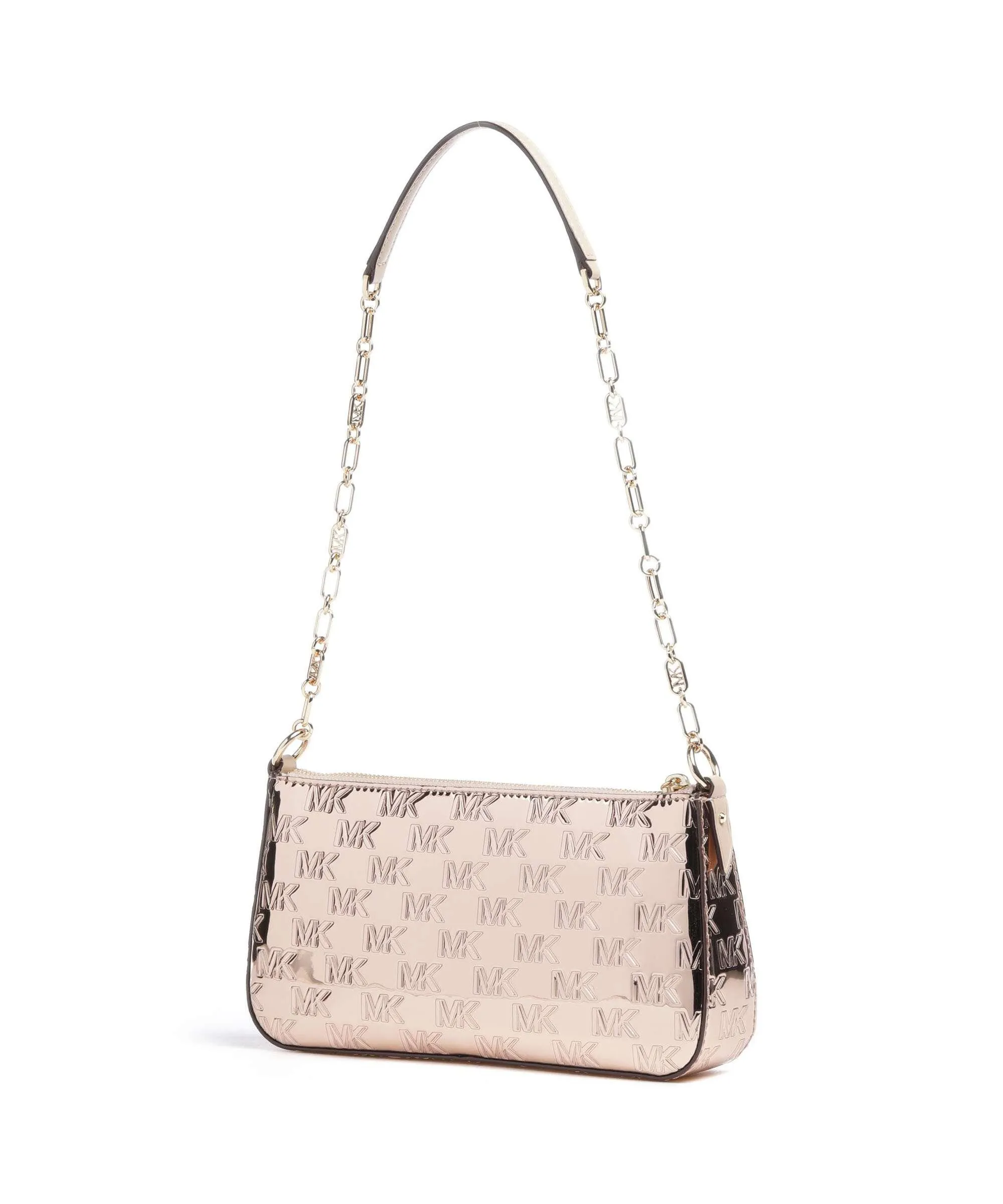  Michael Kors Empire Borsa a spalla poliuretano oro rosa  