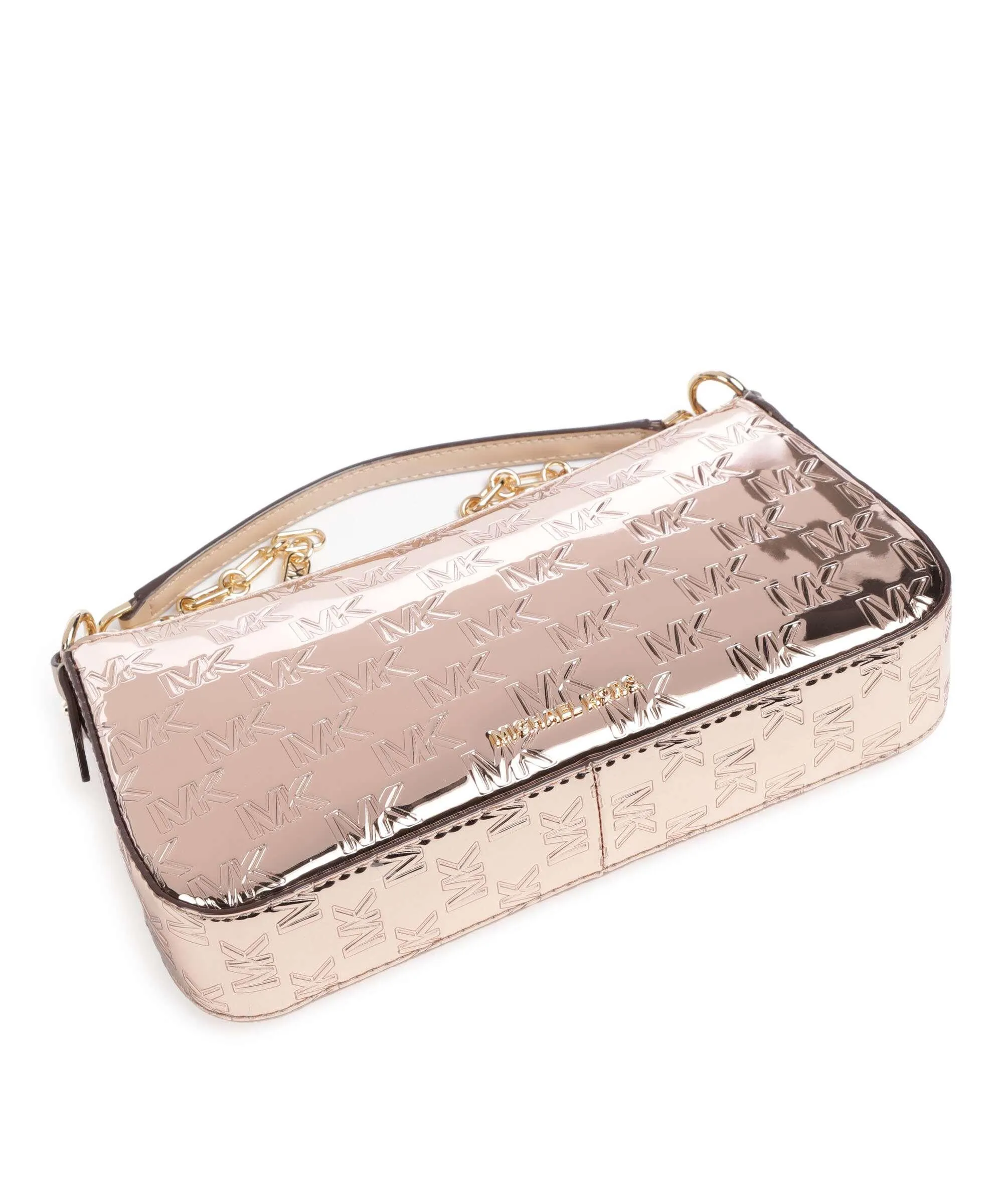  Michael Kors Empire Borsa a spalla poliuretano oro rosa  