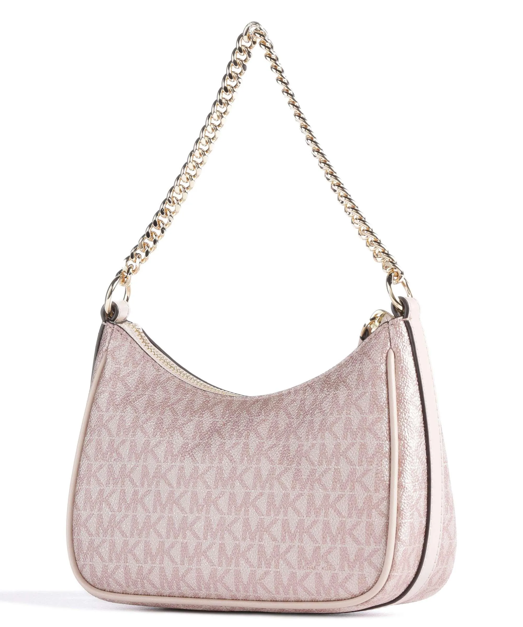  Michael Kors Jet Set Charm Borsa a spalla pelle granulata rosa antico  