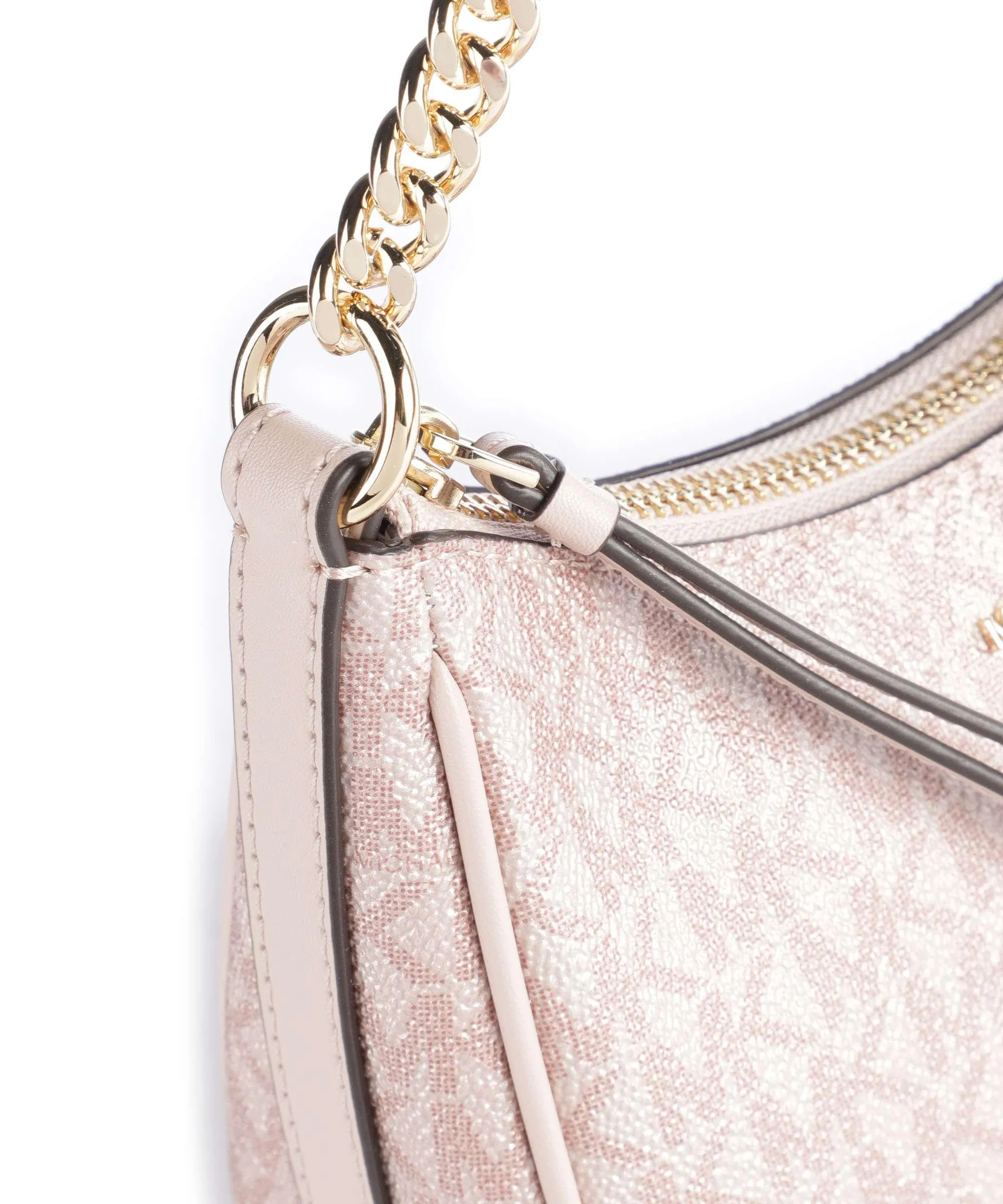  Michael Kors Jet Set Charm Borsa a spalla pelle granulata rosa antico  