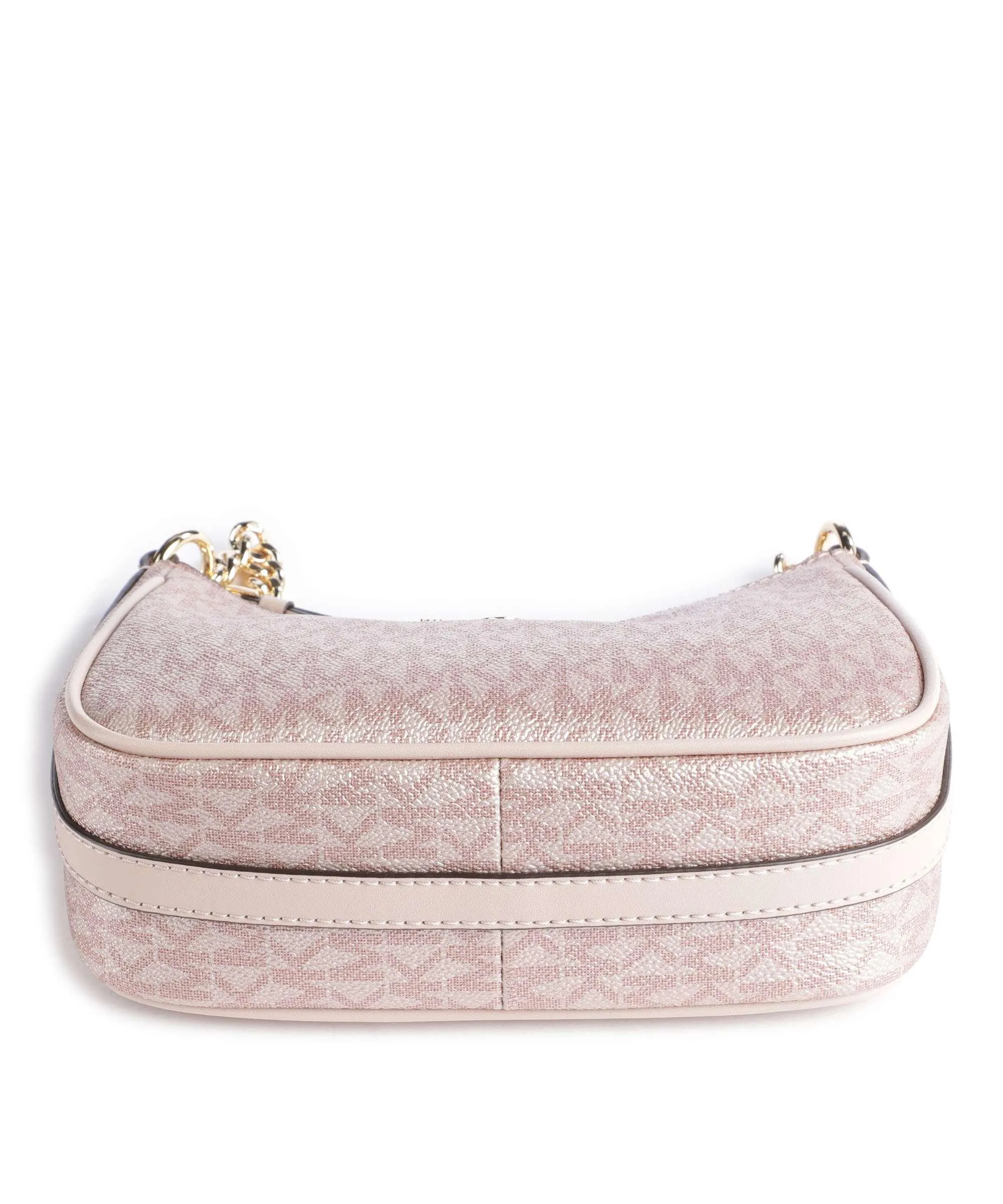  Michael Kors Jet Set Charm Borsa a spalla pelle granulata rosa antico  