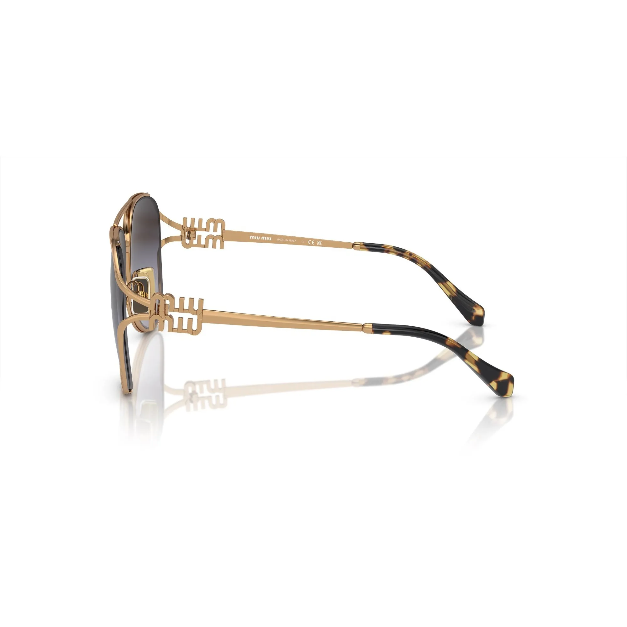   Miu Miu MU 52ZS - 7OE5D1 Oro Antico | Occhiale Da Sole Donna 