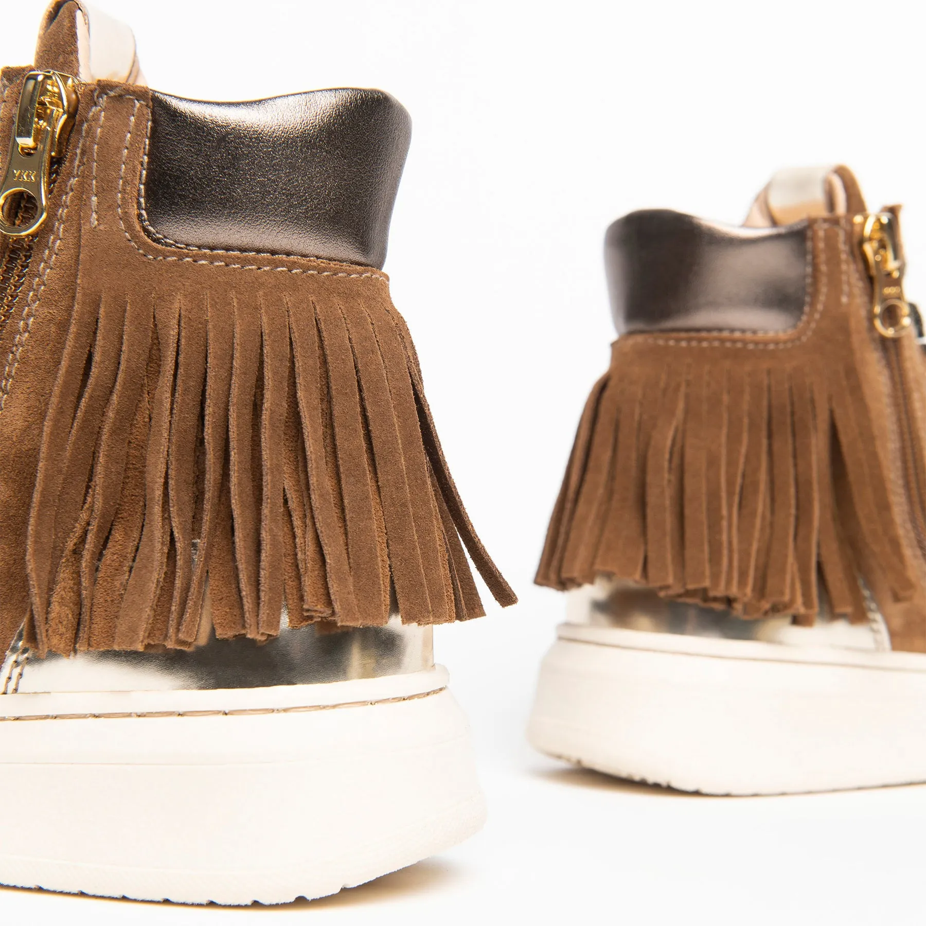 NERO GIARDINI Sneaker Alta Bambina - I131953F Marrone  