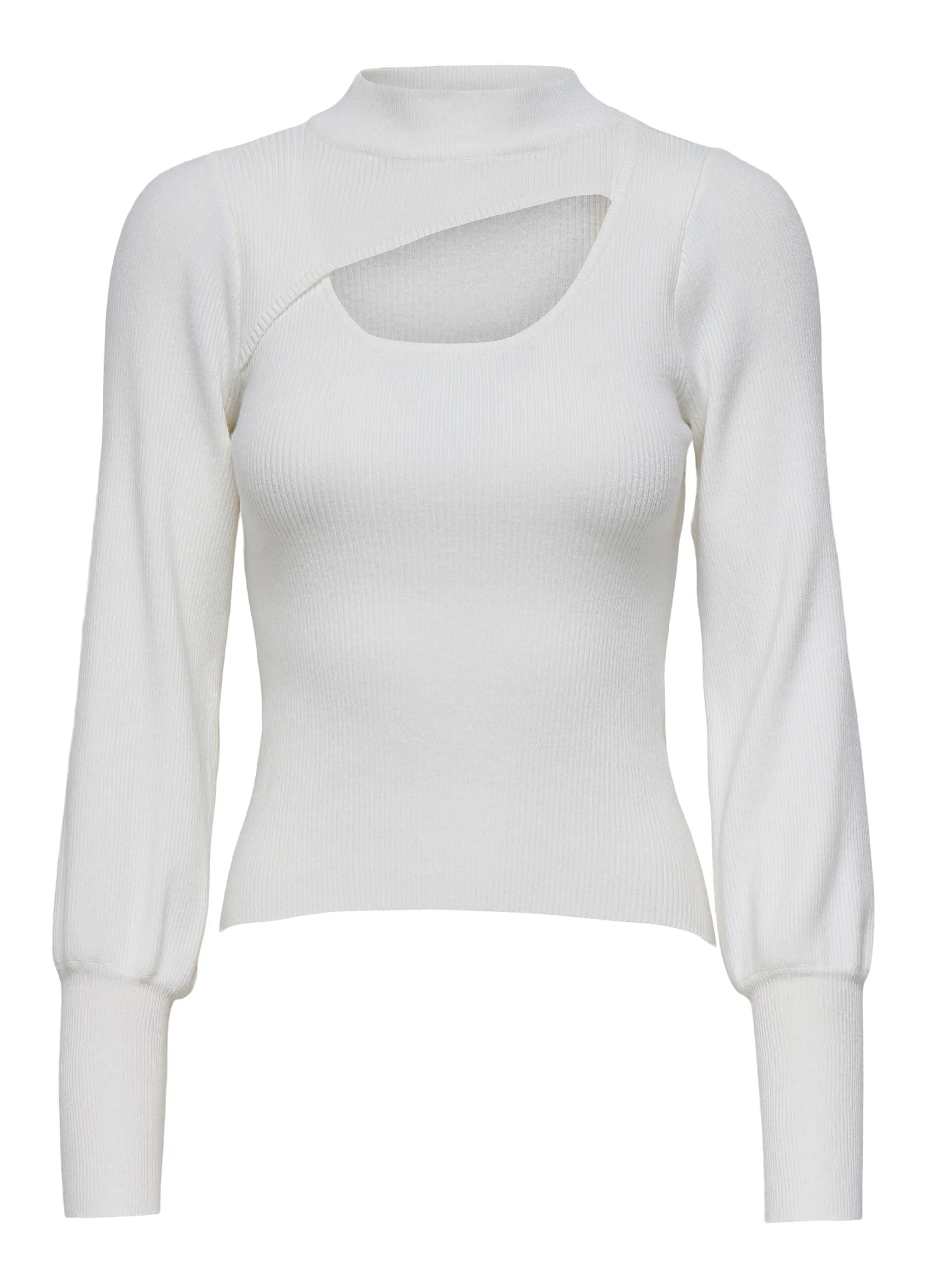 ONLY  Pullover a maniche lunghe con cut out donna