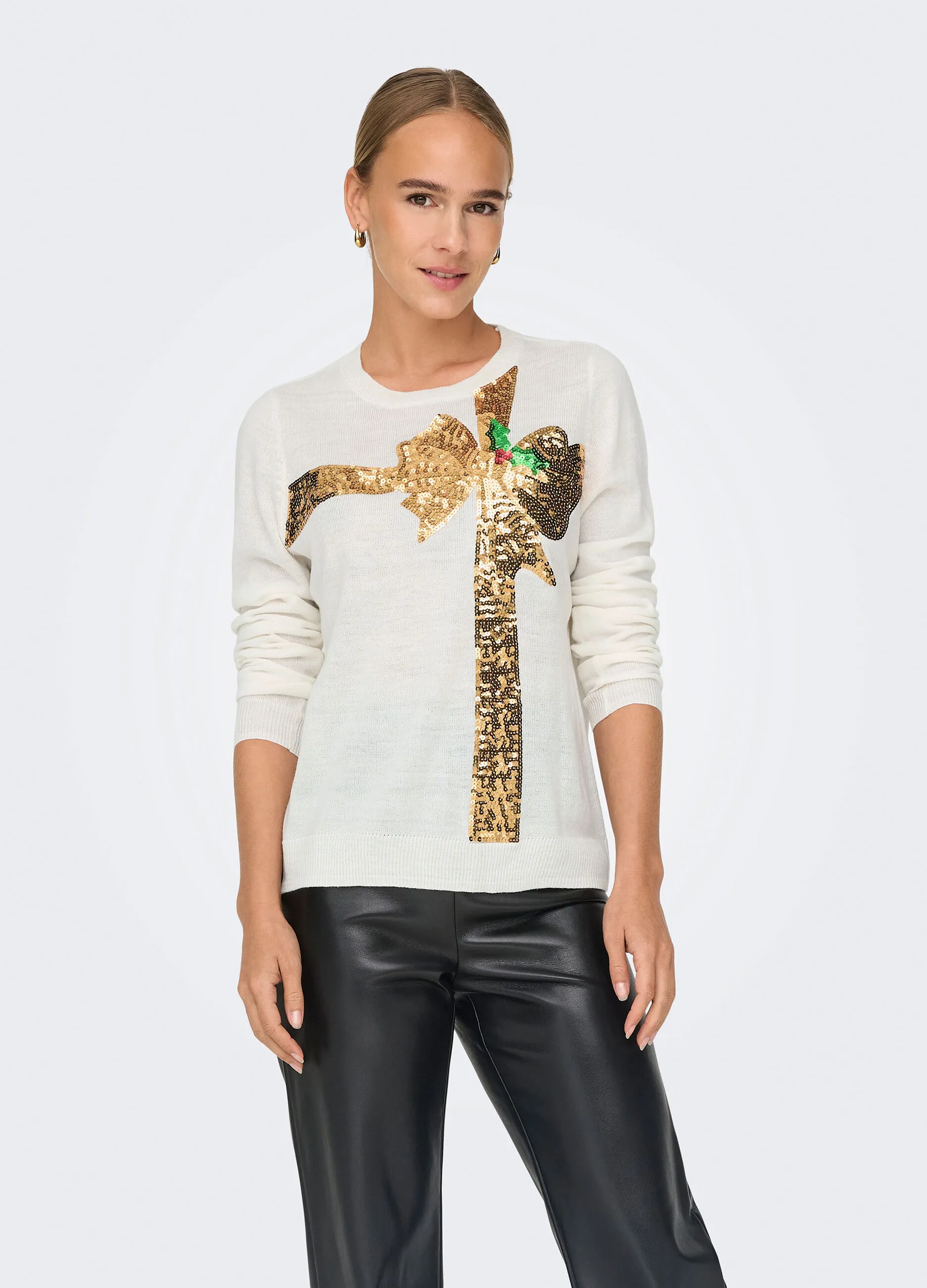 ONLY  Pullover con paillettes donna