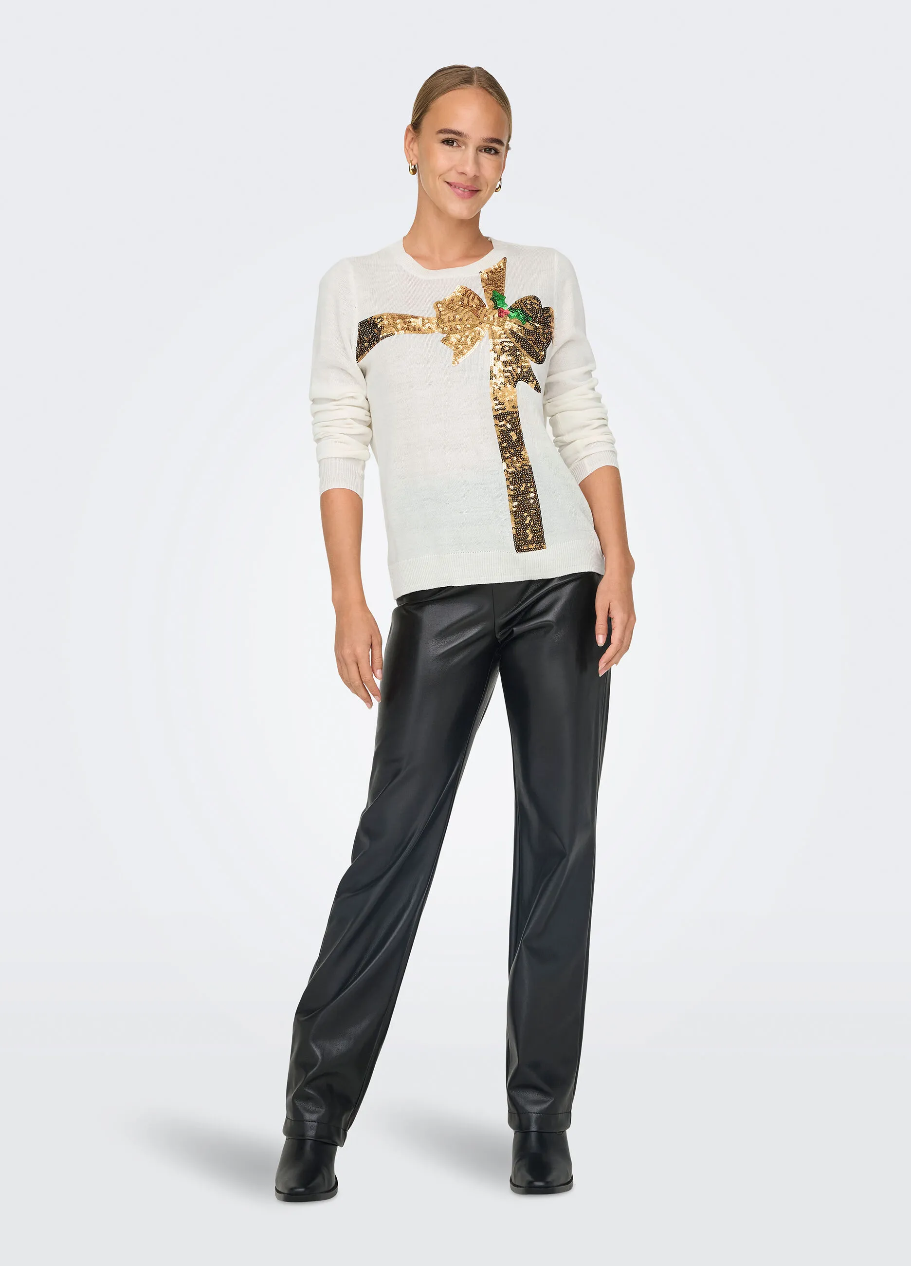 ONLY  Pullover con paillettes donna