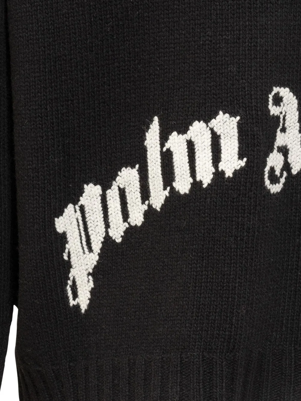 PALM ANGELS Felpa con Logo in Jacquard 
