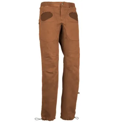 Pantaloni da arrampicata per uomo E9 RONDO SLIM (TOBACCO)
