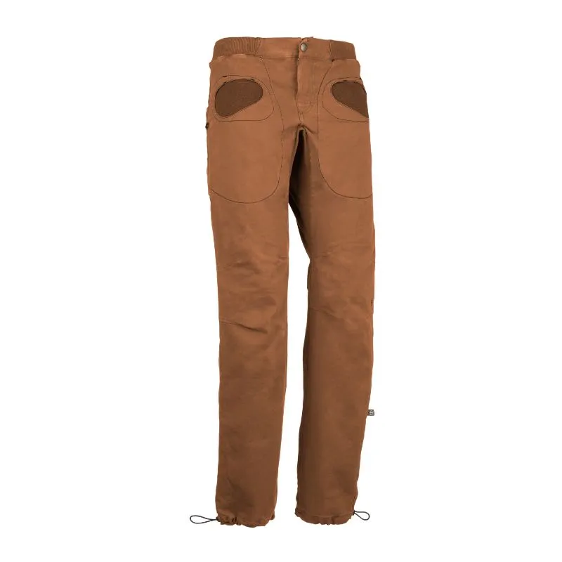 Pantaloni da arrampicata per uomo E9 RONDO SLIM (TOBACCO)