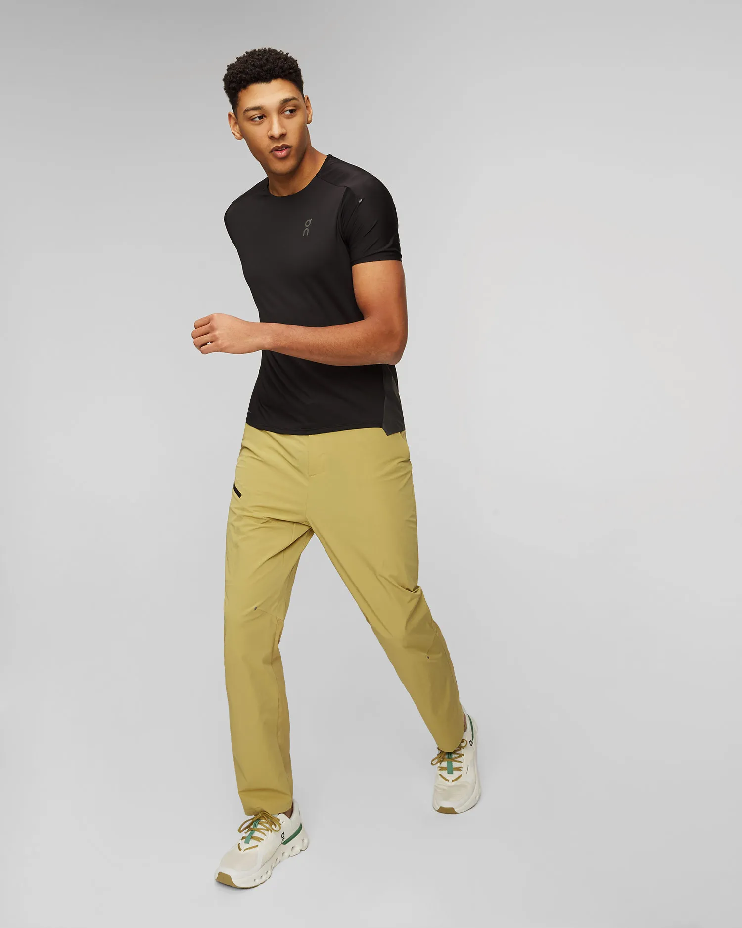 Pantaloni da uomo On Running Trek Pants 1ME11491944-safari-black