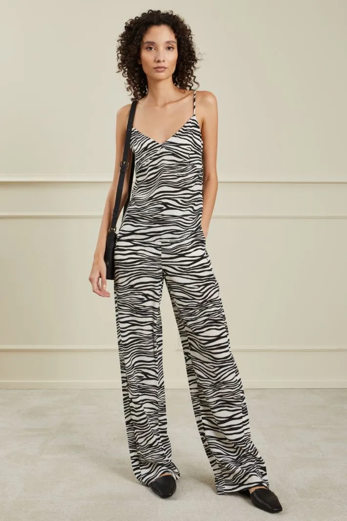 Pantaloni in pura seta