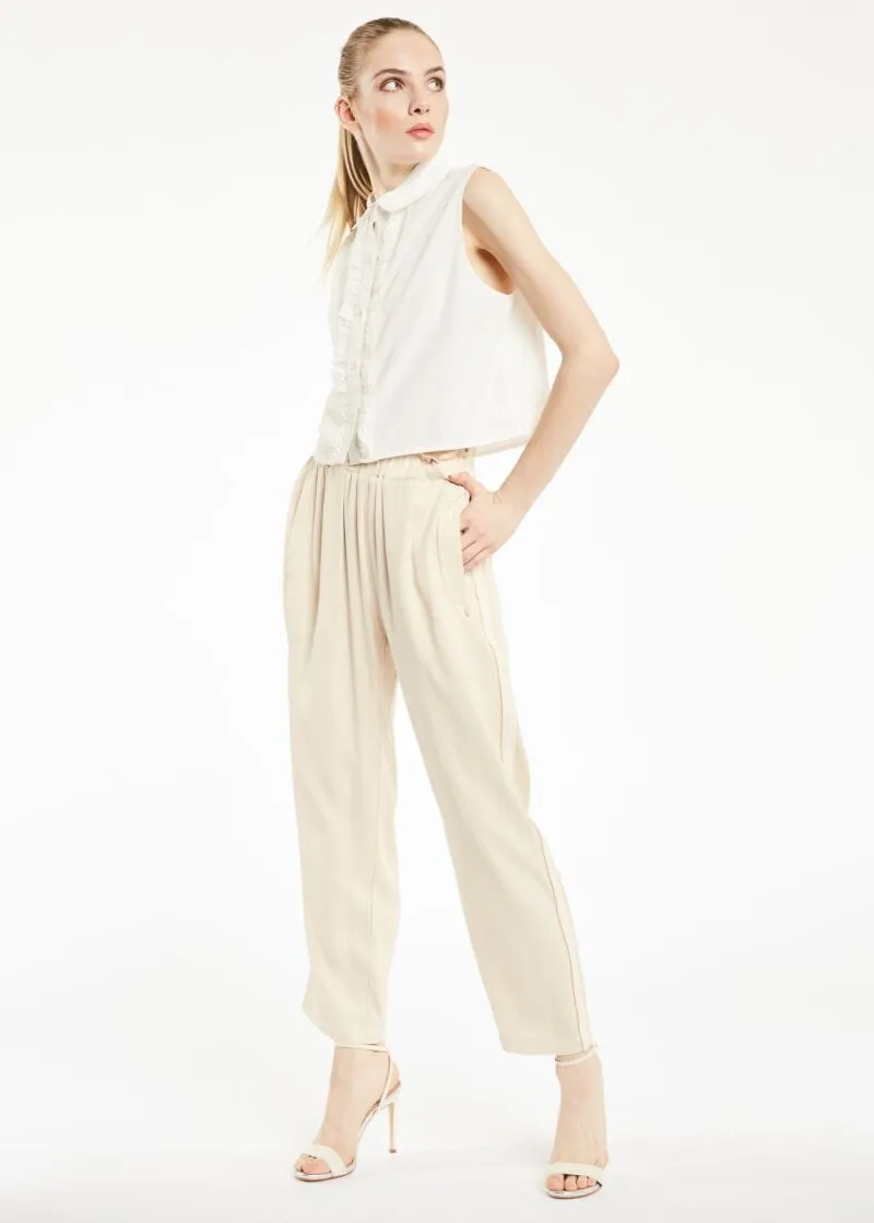 Pantaloni in twill