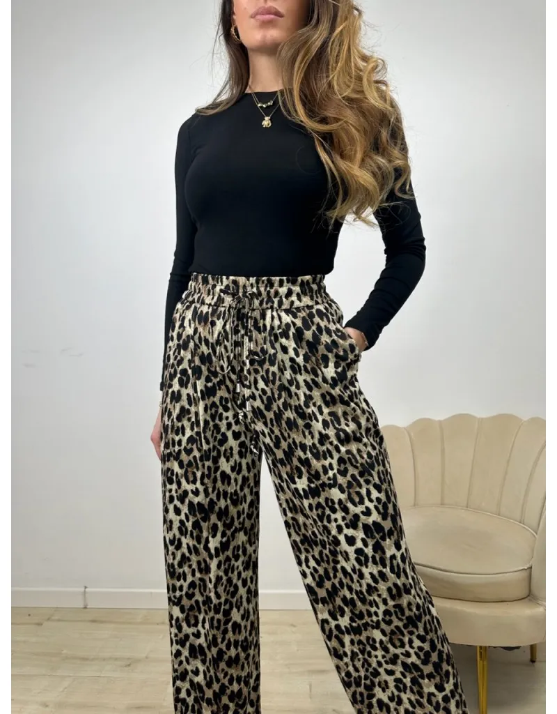 PANTALONI JOGGERS LARA MACULATO