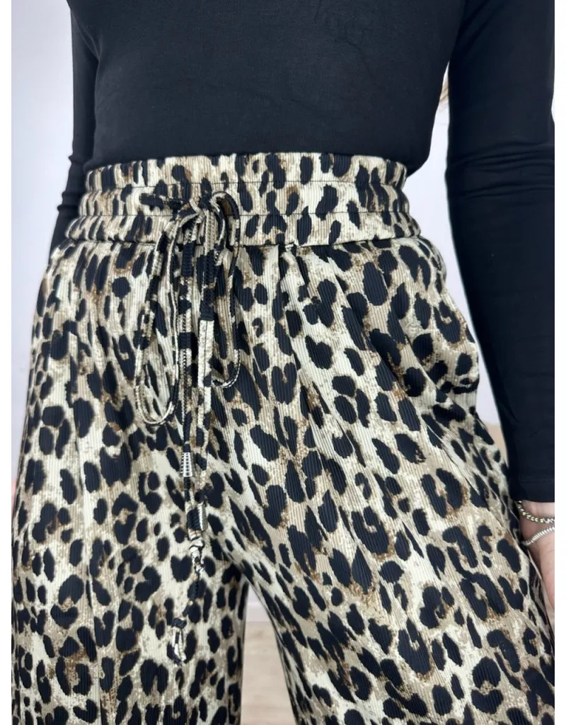 PANTALONI JOGGERS LARA MACULATO