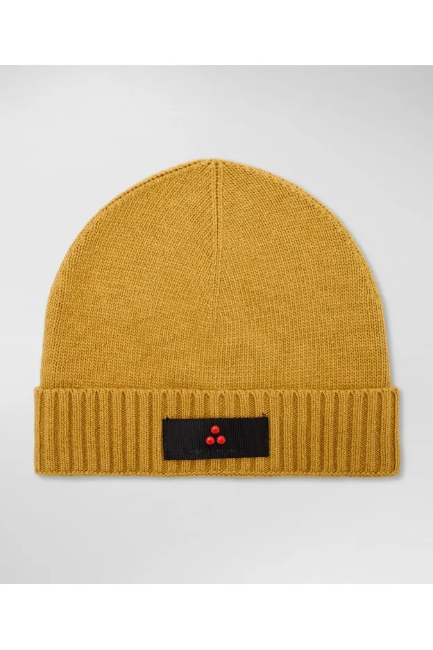 Peuterey Cappello in Tricost Misto Lana Ambra