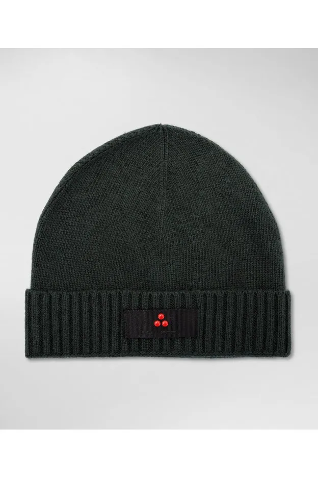 Peuterey Cappello in Tricost Misto Verde Foresta