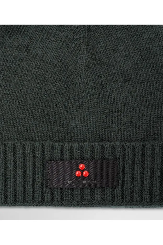 Peuterey Cappello in Tricost Misto Verde Foresta
