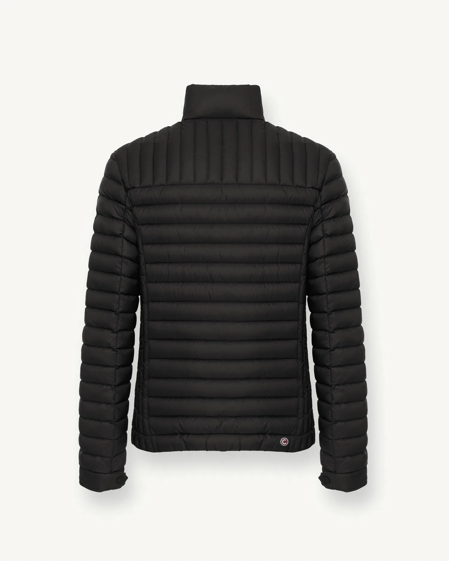 Piumino biker nero 100 grammi con taschine al petto