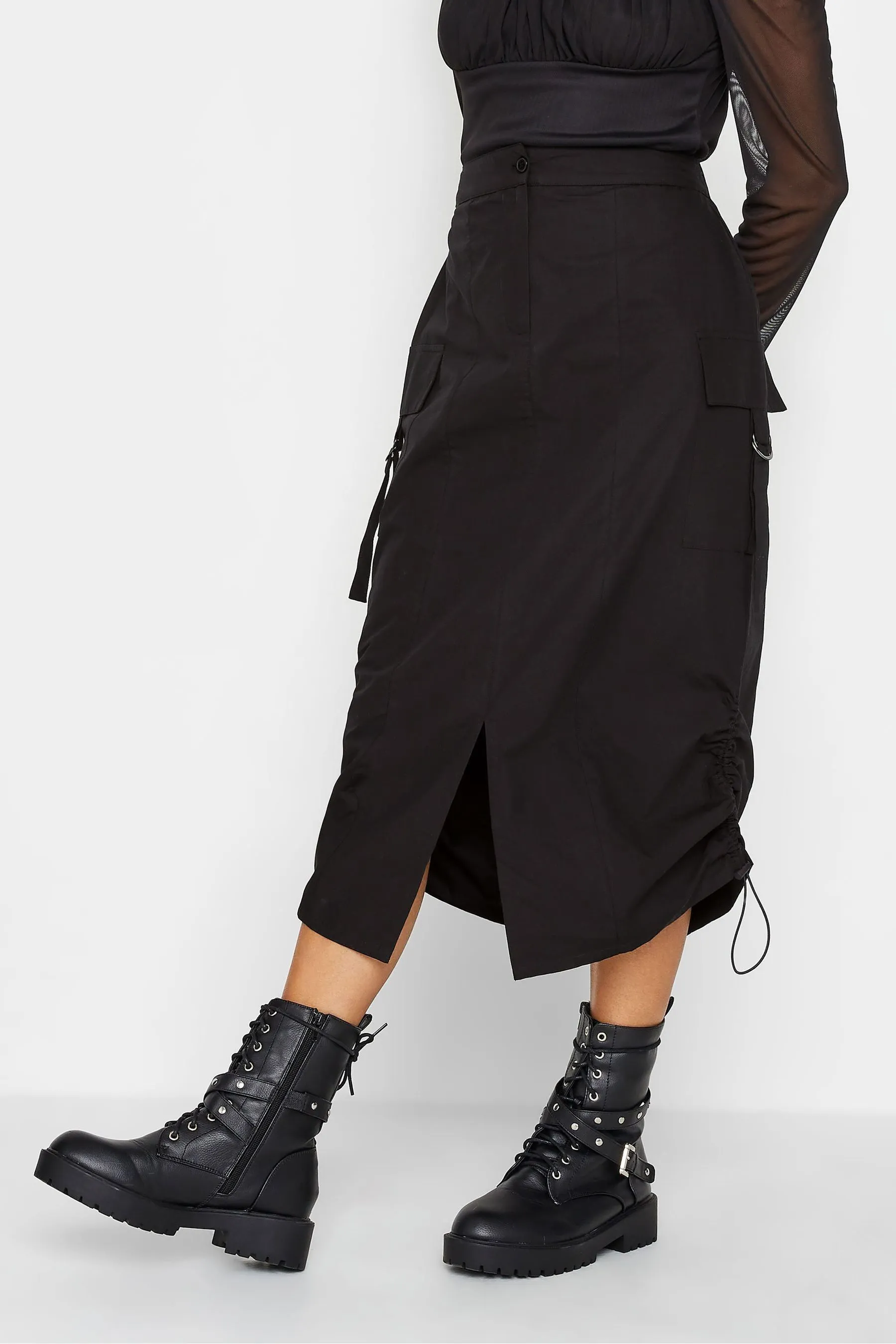 PixieGirl Petite - Cargo - Gonna midi arricciata