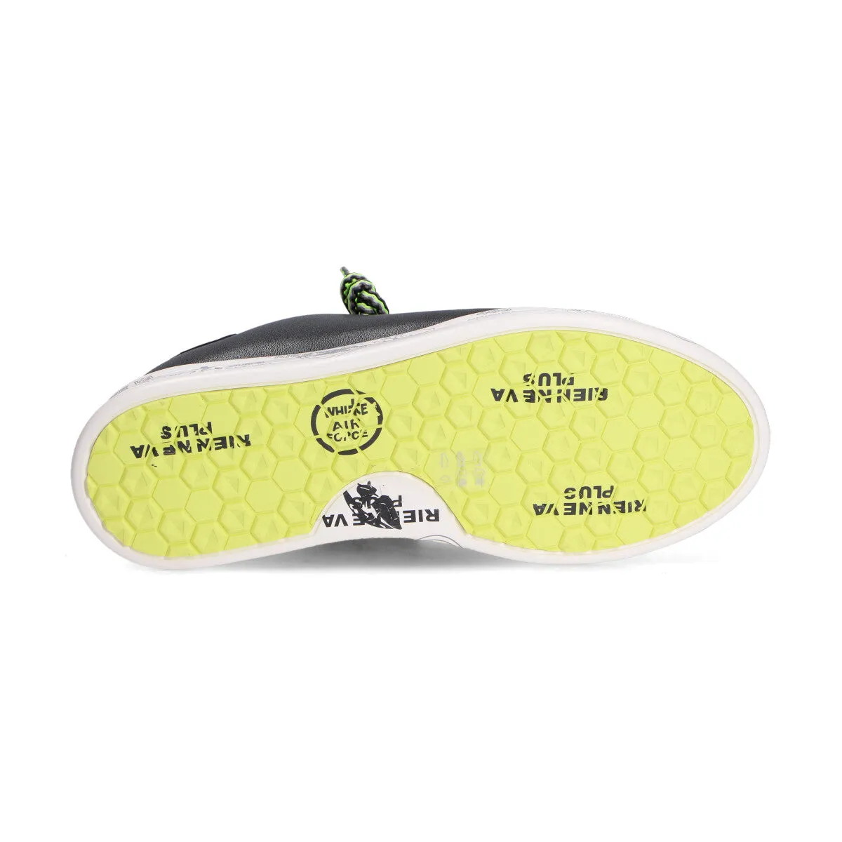 Premiata sneakers belle pelle nera lacci multi