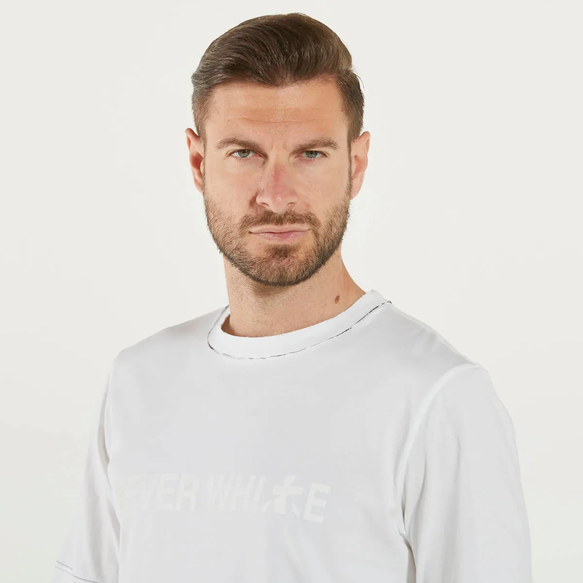 Premiata t-shirt girocollo never white bianca