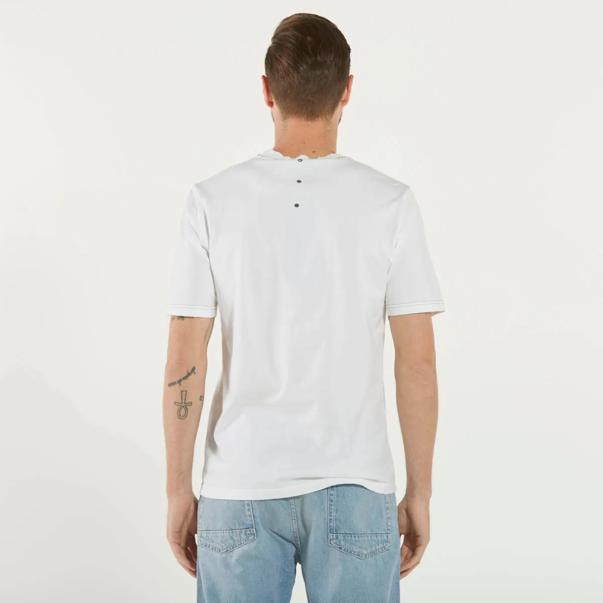 Premiata t-shirt girocollo never white bianca