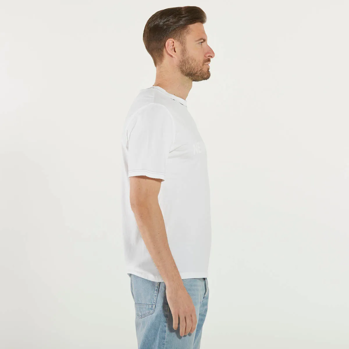 Premiata t-shirt girocollo never white bianca
