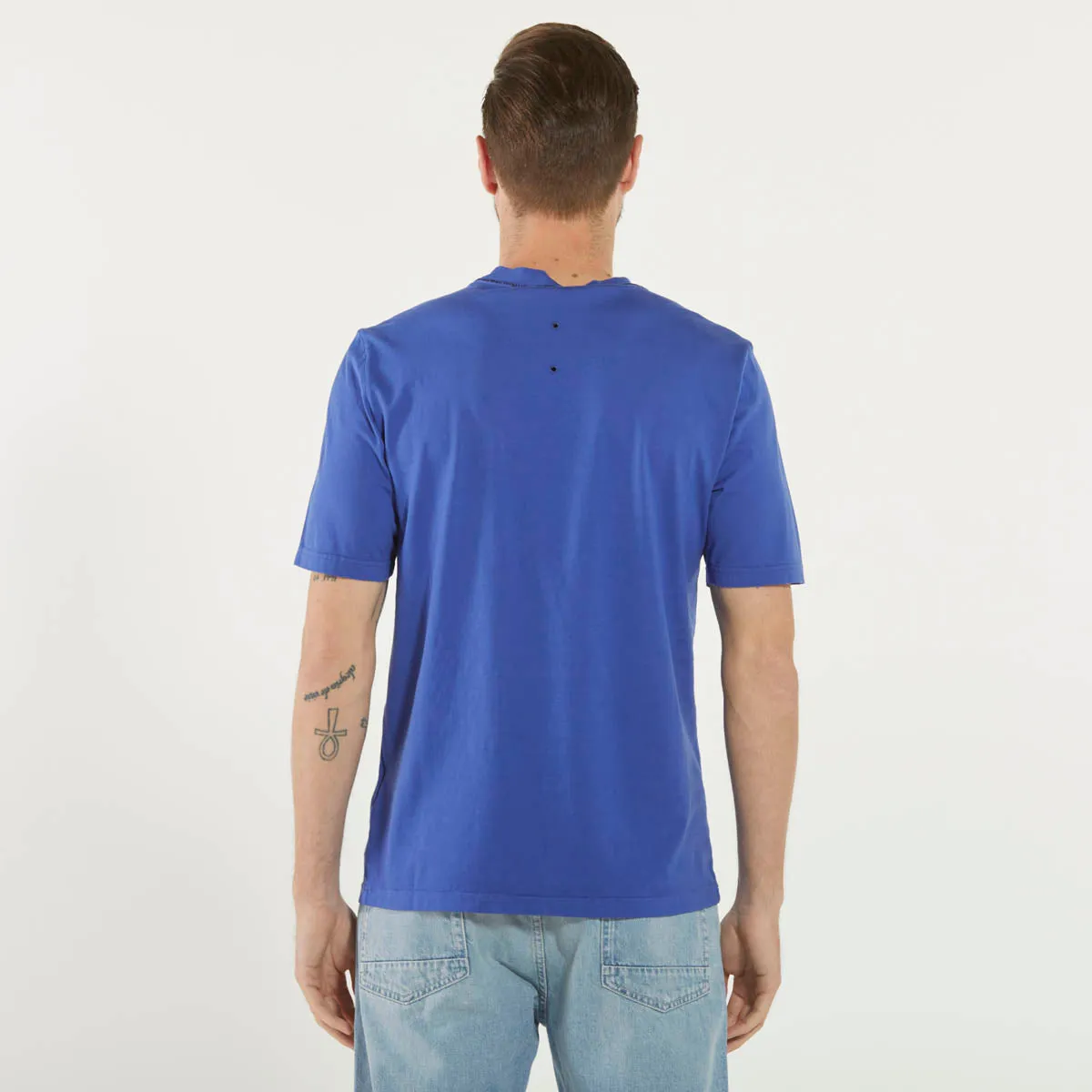 Premiata t-shirt  girocollo never white bluette