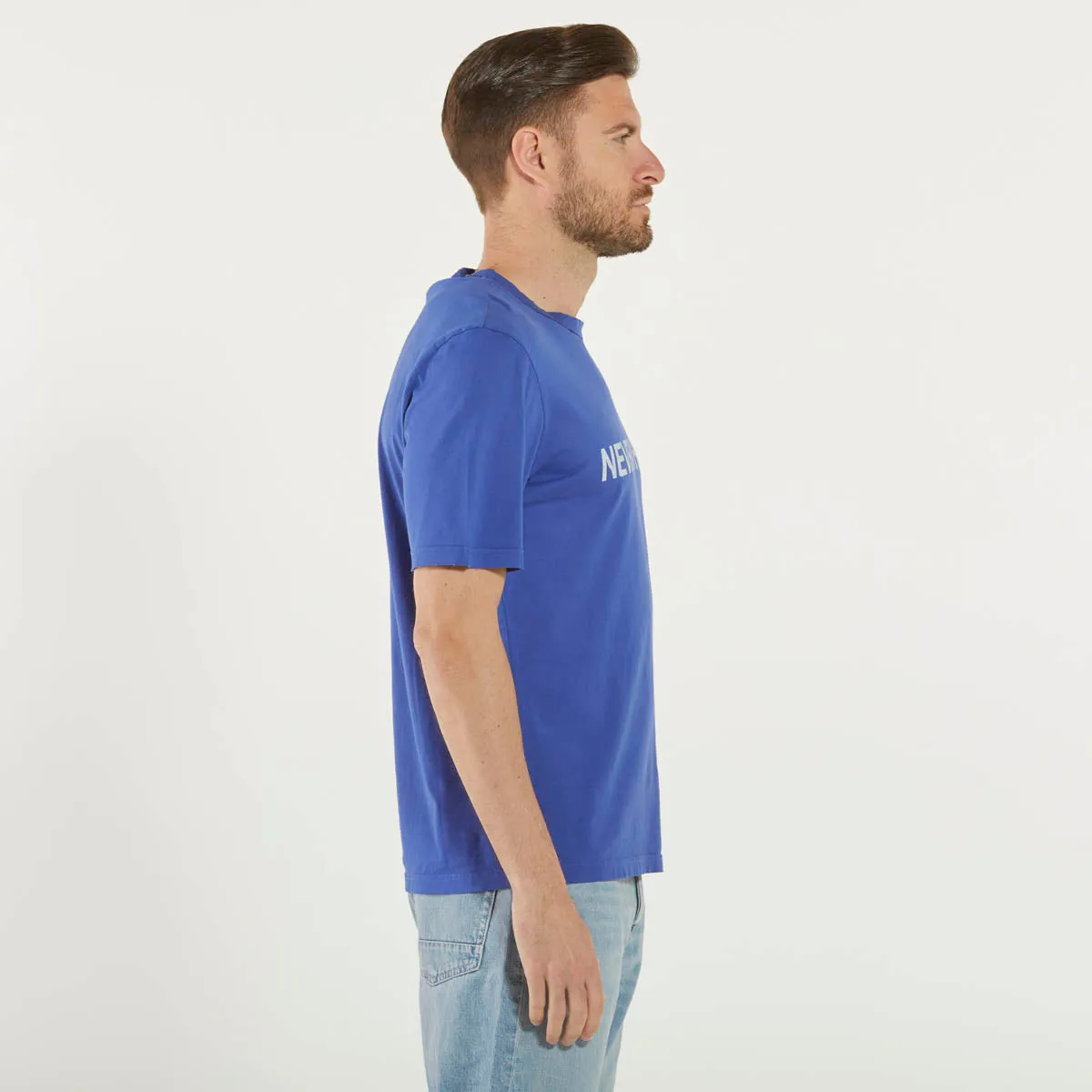 Premiata t-shirt  girocollo never white bluette