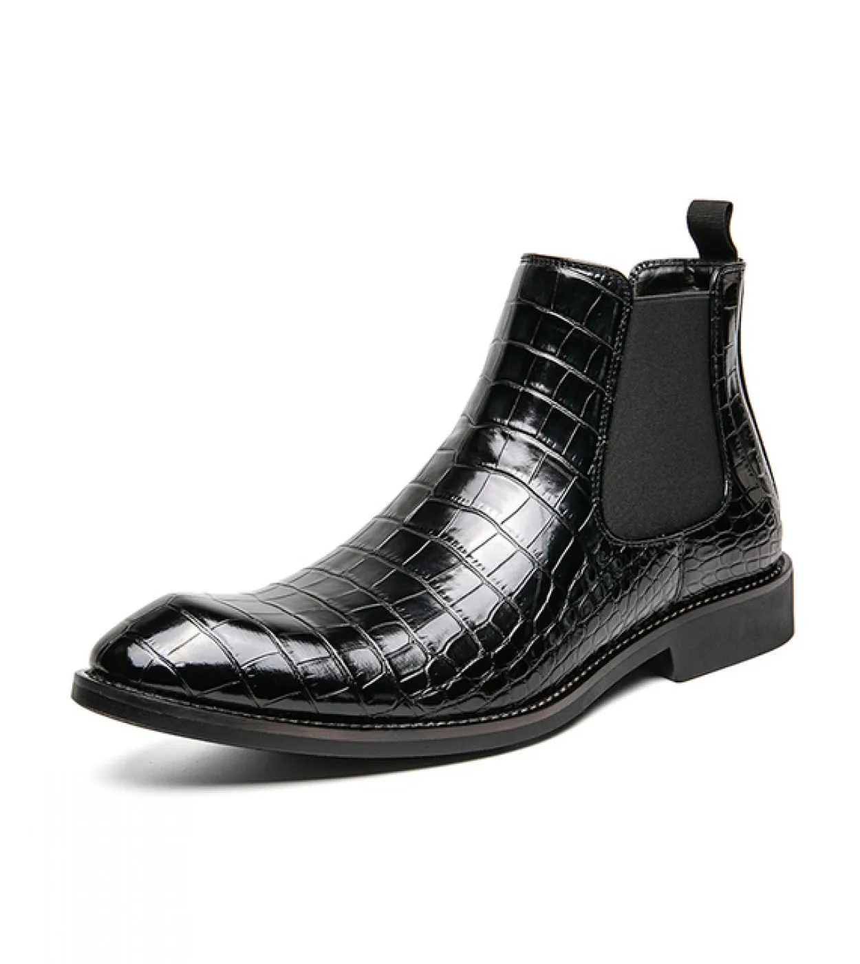 Primavera Luxury Designer Brand Dress Scarpe da ufficio per uomo Vera pelle Moda Chelsea Stivali casual Retro Stivaletto Fo