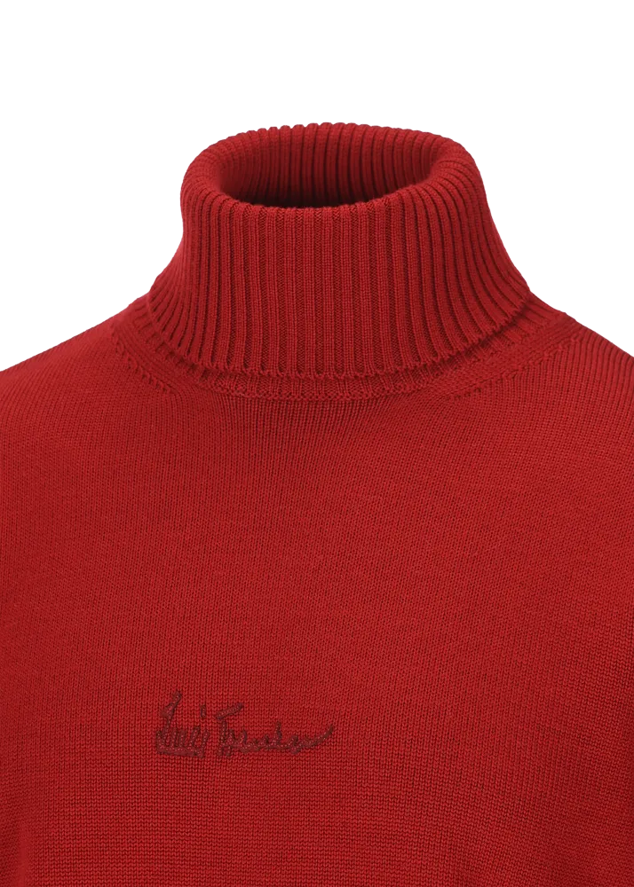 Pullover a collo alto in lana merino Luwalbert    