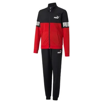 Puma Tuta in Acetato con polsino al fondo Power Poly Suit B 670115 11 High Risk Red