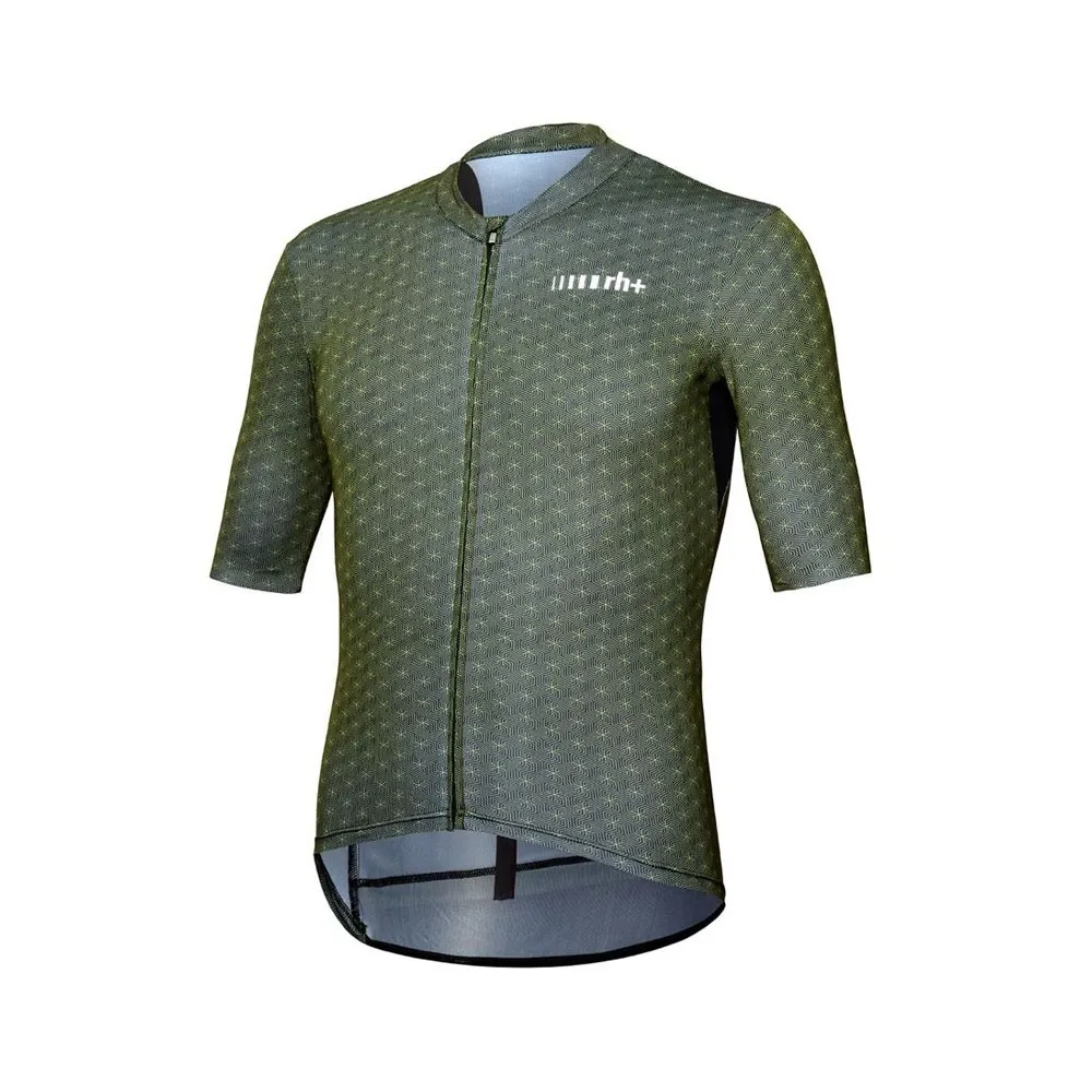 Rh+ Maglia Ciclismo Super Light Nero Giallo Fluo Uomo
