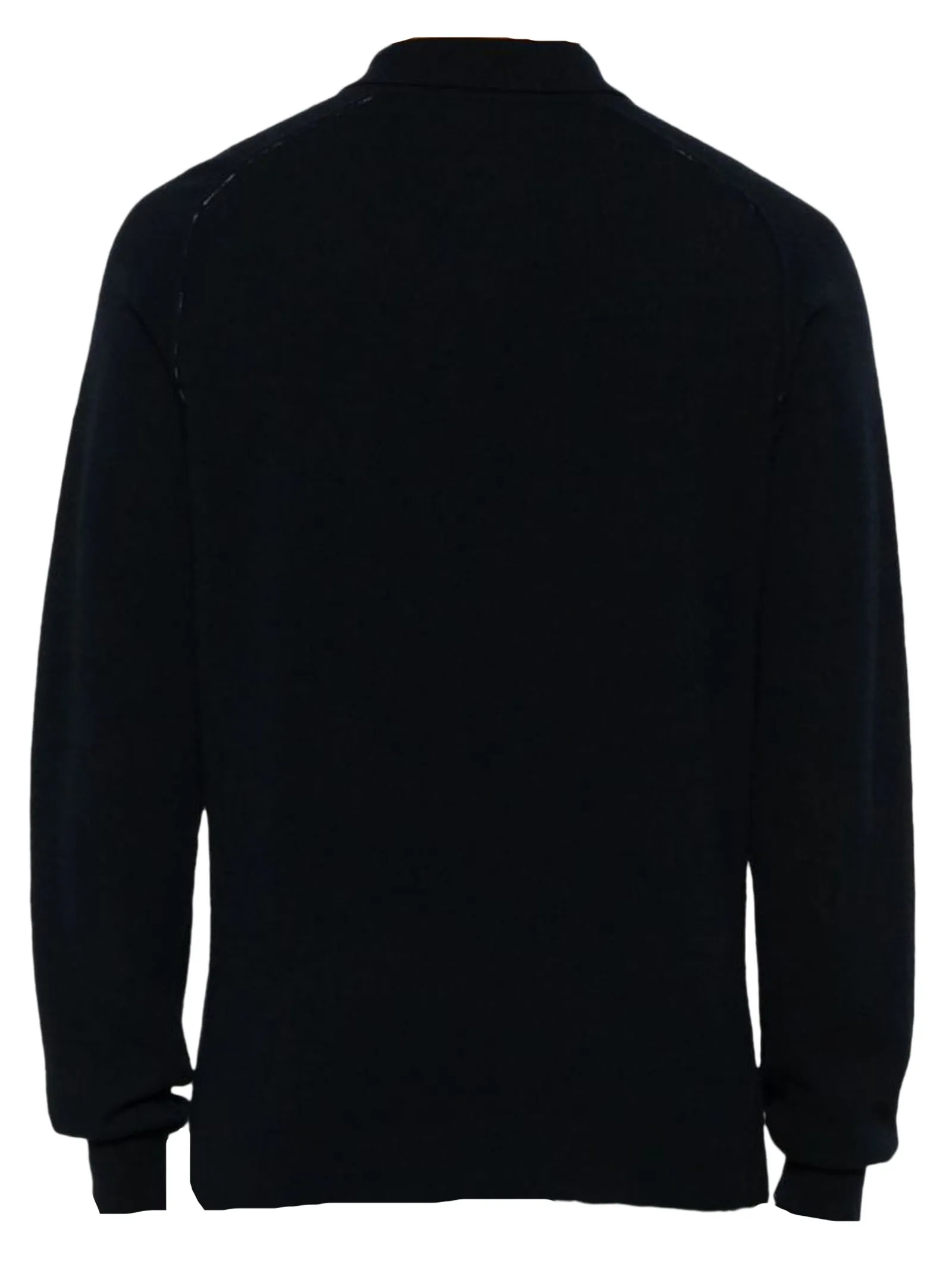 ROBERTO COLLINA Abbigliamento,Polo Polo a maglia in misto lana merino blu navy 