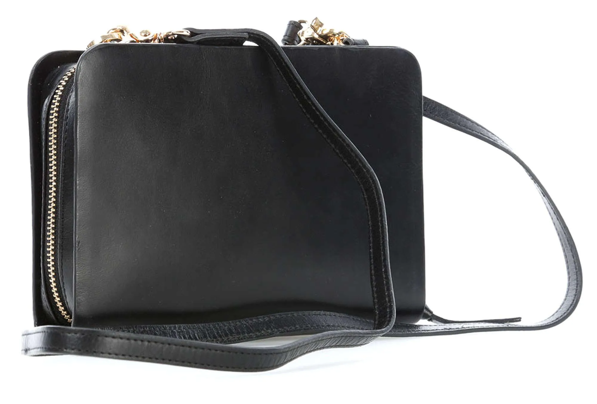  Royal RepubliQ Galax Eve Borsa a tracolla pelle a grana fine nero  