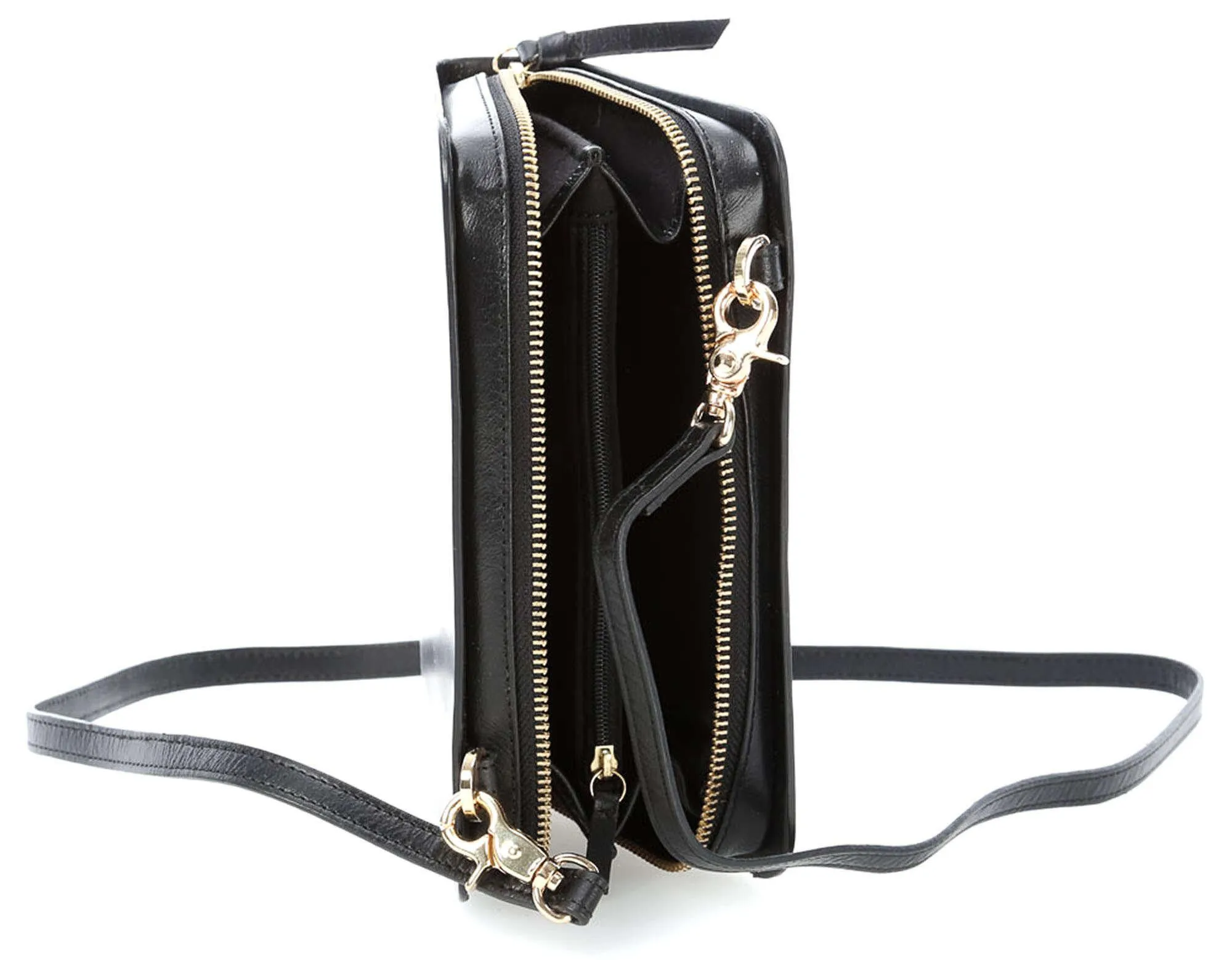  Royal RepubliQ Galax Eve Borsa a tracolla pelle a grana fine nero  