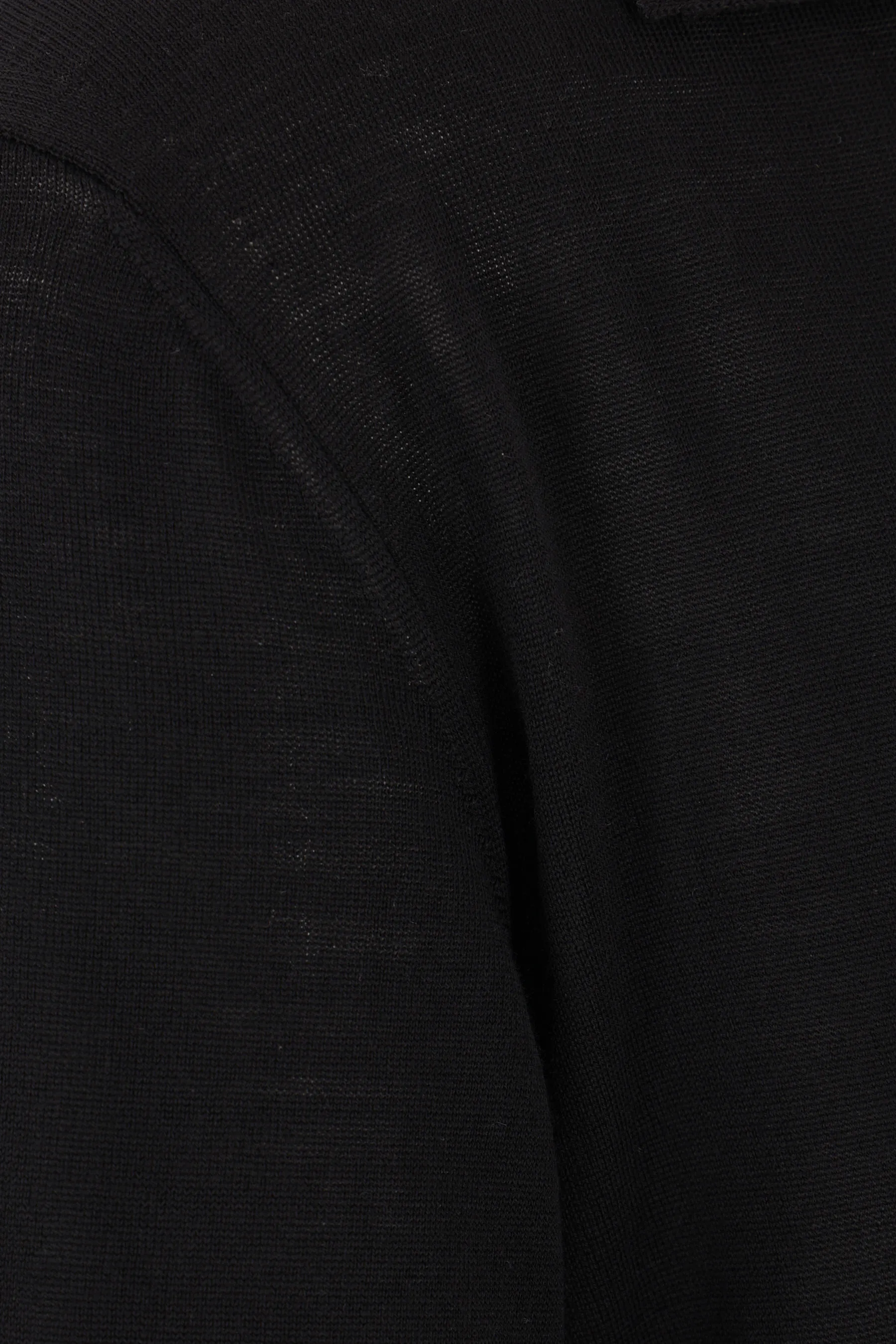 SAINT LAURENT polo in maglia di lana ricamo logo