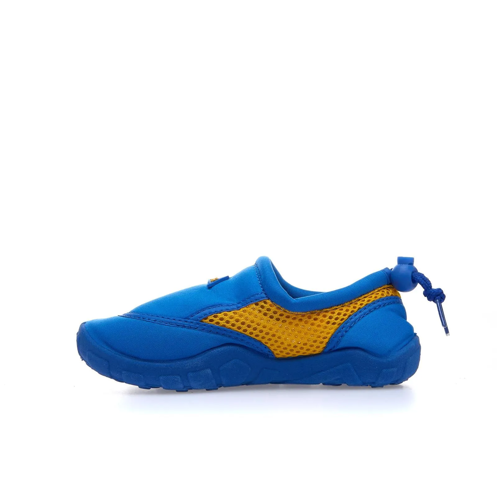 Scarpe bimbo azzurre da scoglio con suola in gomma