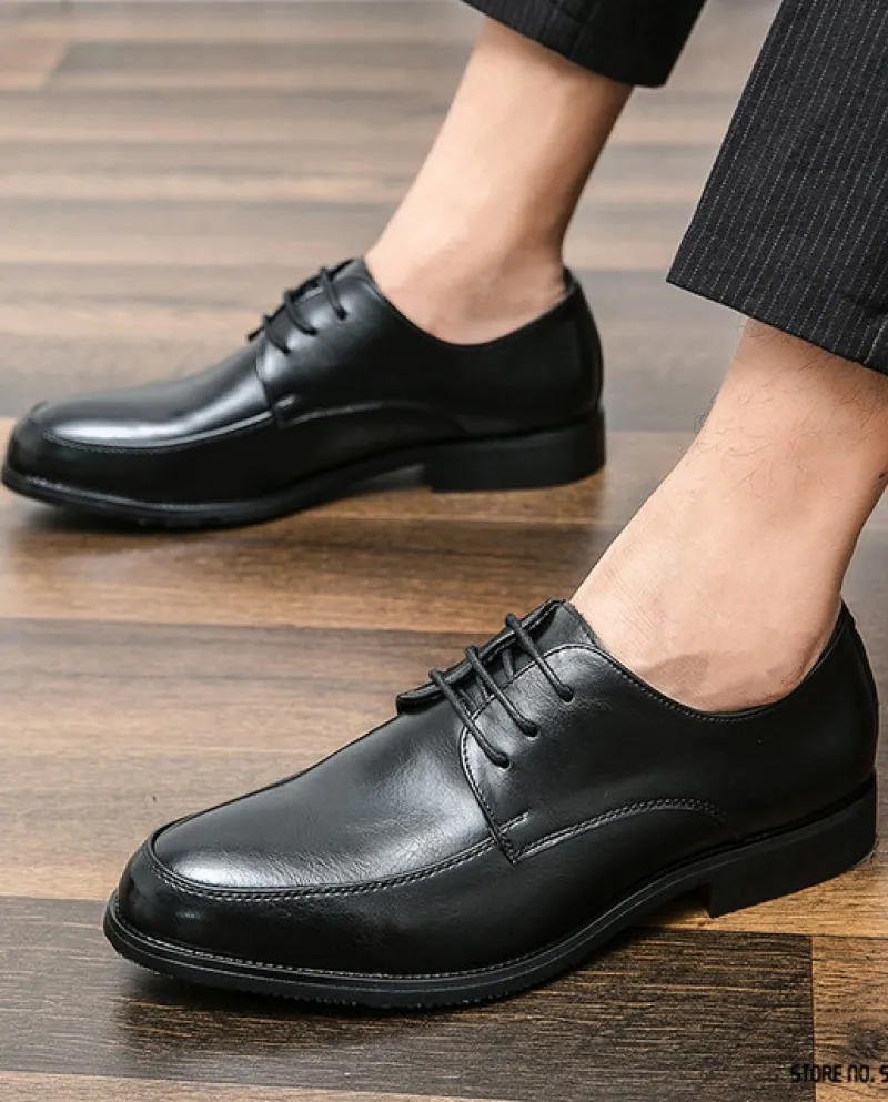 Scarpe con nappine a punta glitterate in pelle verniciata marrone nero per uomo Casual Oxford Abito formale da sposa Sapatos Ten