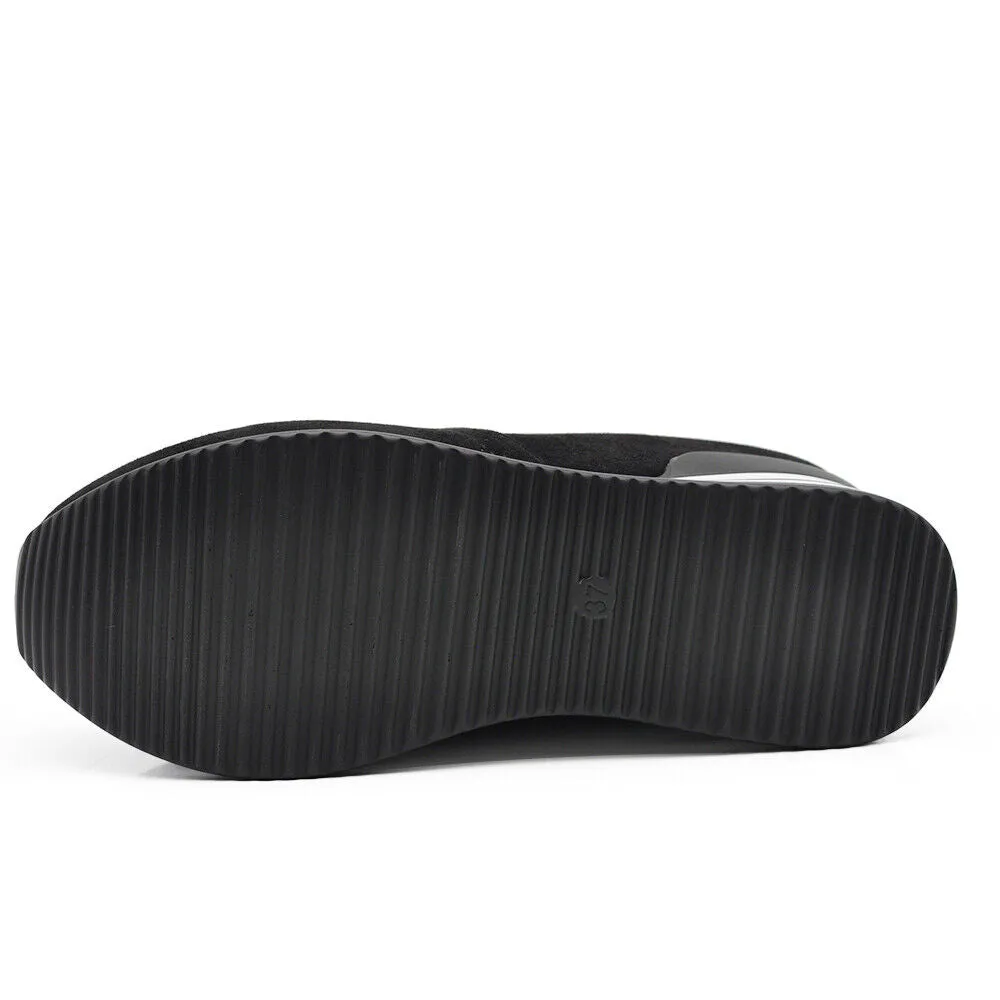 Scarpe Da Ginnastica Sneakers Slip On Da Donna Con Platform Zeppa KL926