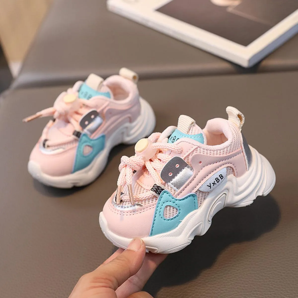 Scarpe da neonato Scarpe da ginnastica per bambini traspiranti Scarpe causali per ragazza Scarpe da ginnastica per bambini Scarp