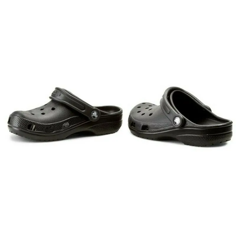 Scarpe unisex Crocs - Art. 10001/BLK sabot classico nero in gomma