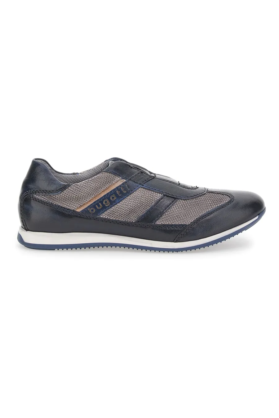 Slip on casual Bugatti 45063 4169 in pelle Blu