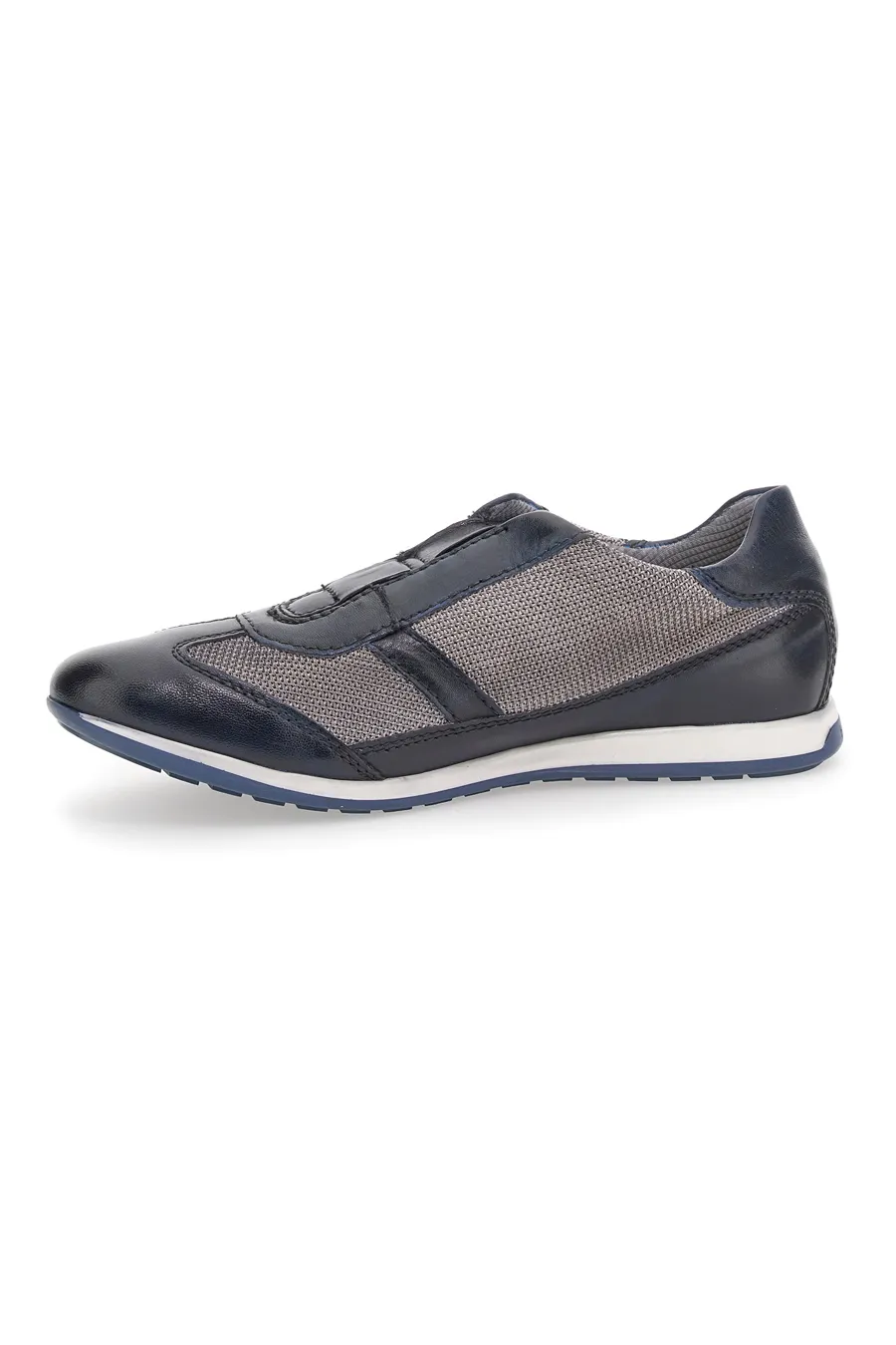 Slip on casual Bugatti 45063 4169 in pelle Blu