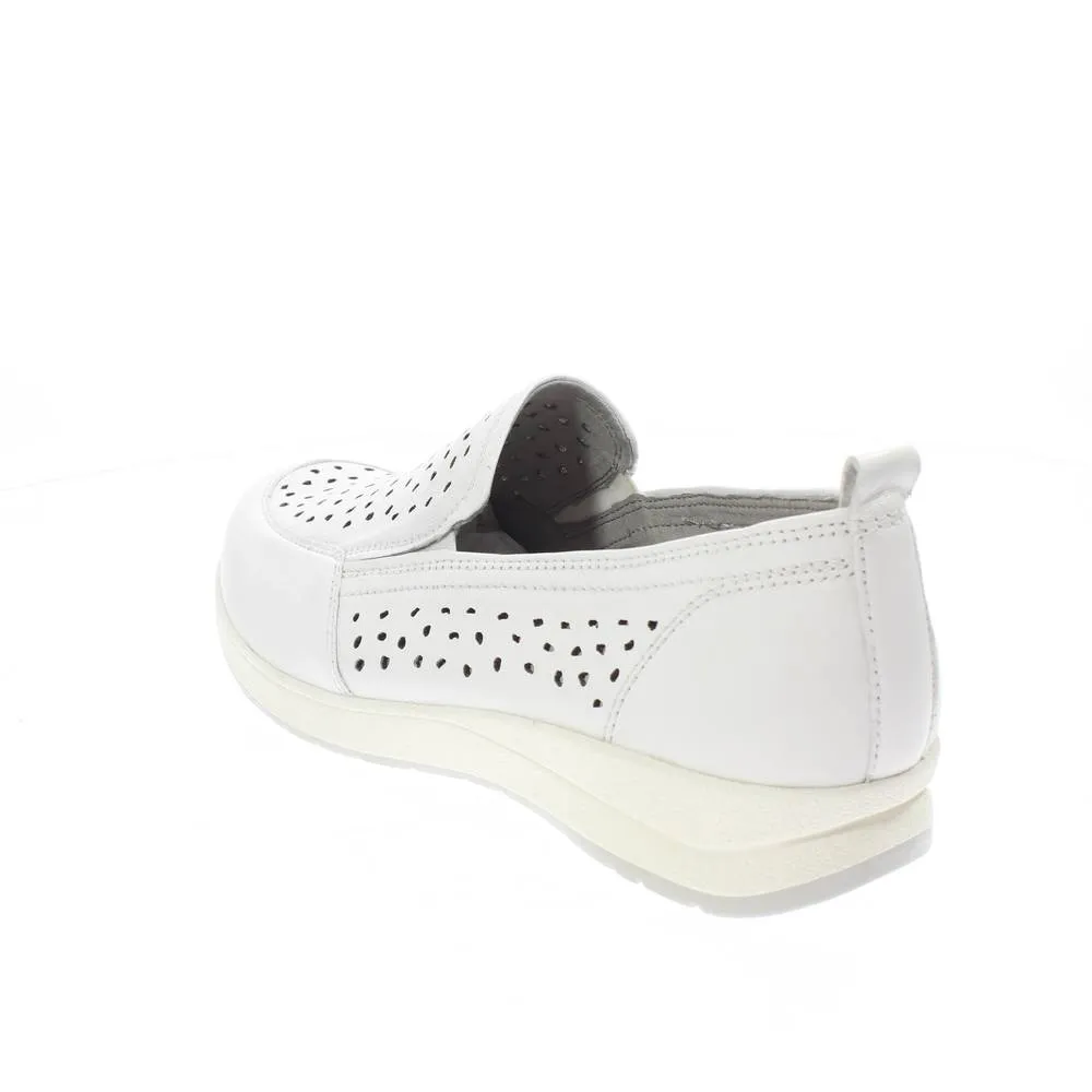 Slip On in Pelle con zeppetta