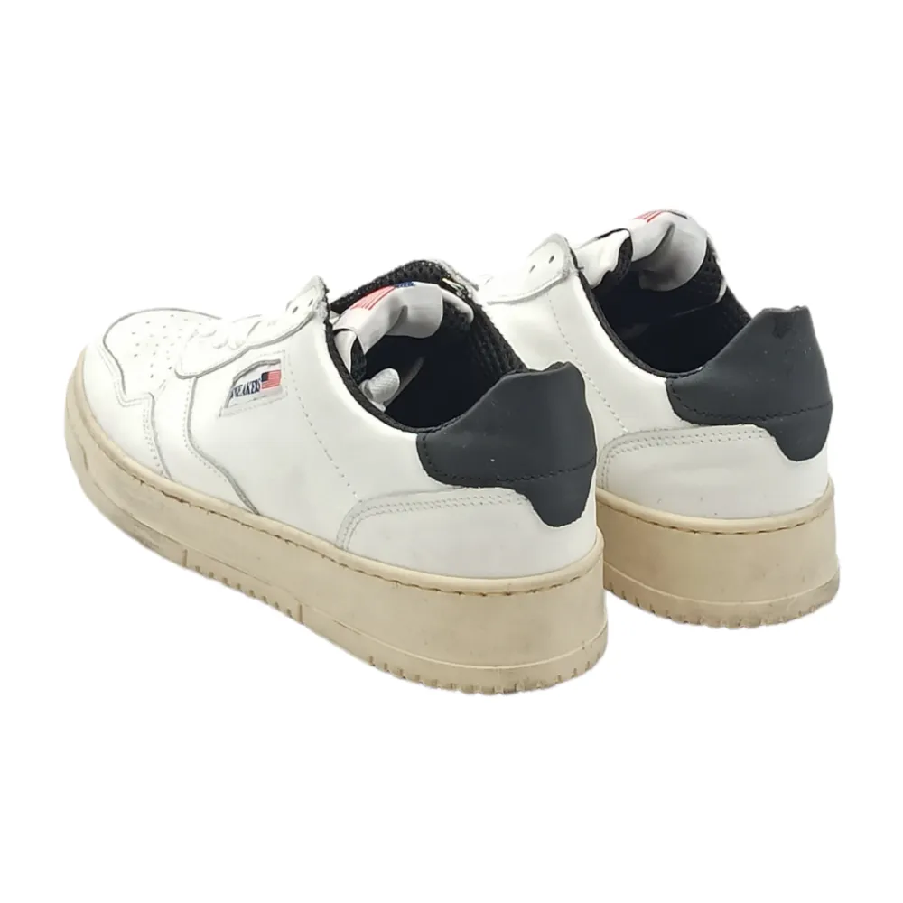 Sneaker donna in pelle D.Scudieri TRY DA BIANCO NERO ICE
