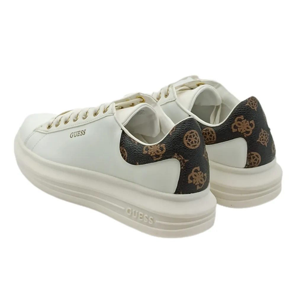 Sneaker Donna in pelle Guess FL7RNOFAL12 whibr